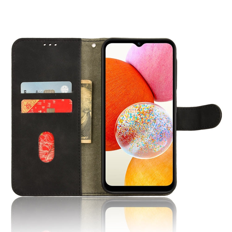 Skin Feel Magnetic Flip Leather Phone Case