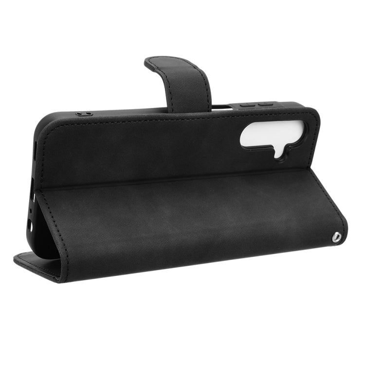 Skin Feel Magnetic Flip Leather Phone Case