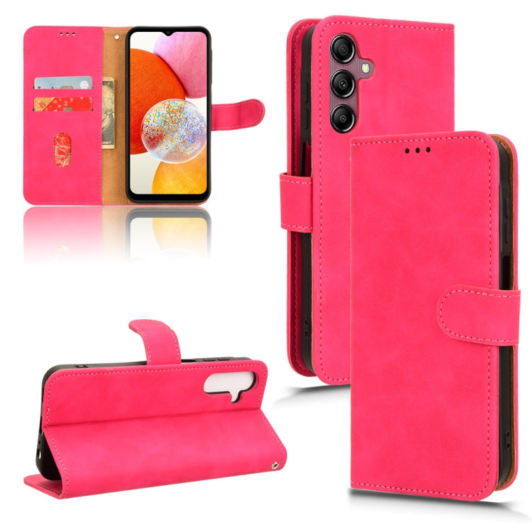 Skin Feel Magnetic Flip Leather Phone Case