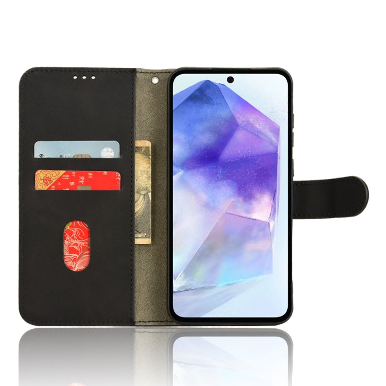 Skin Feel Magnetic Flip Leather Phone Case