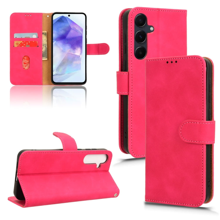 Skin Feel Magnetic Flip Leather Phone Case