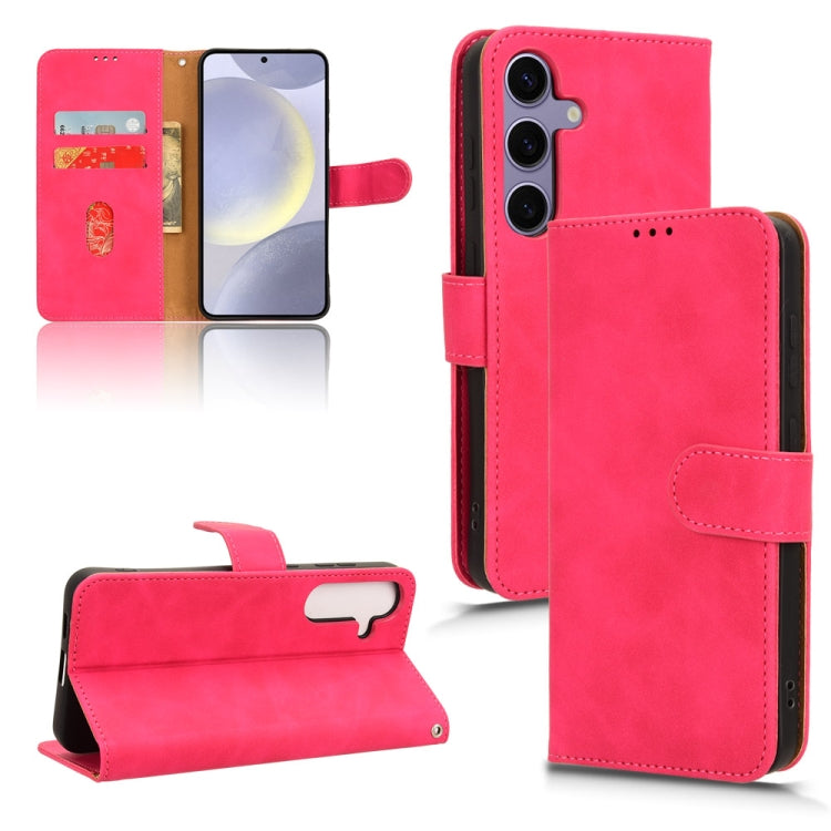 Skin Feel Magnetic Flip Leather Phone Case