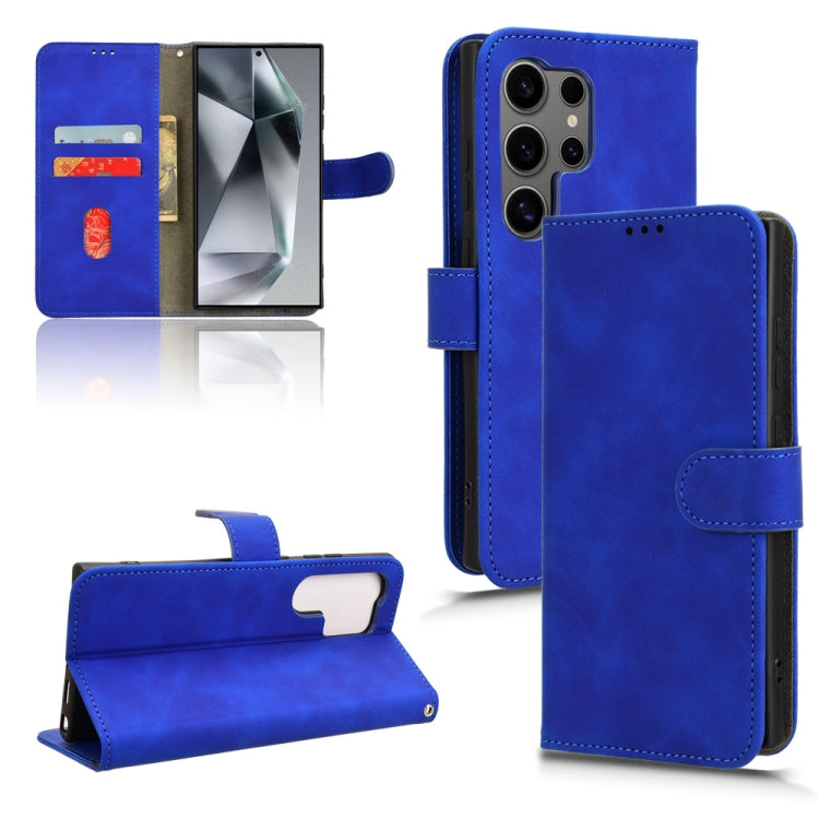 Skin Feel Magnetic Flip Leather Phone Case