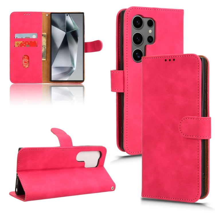 Skin Feel Magnetic Flip Leather Phone Case