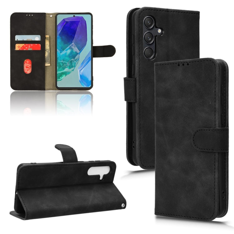 Skin Feel Magnetic Flip Leather Phone Case