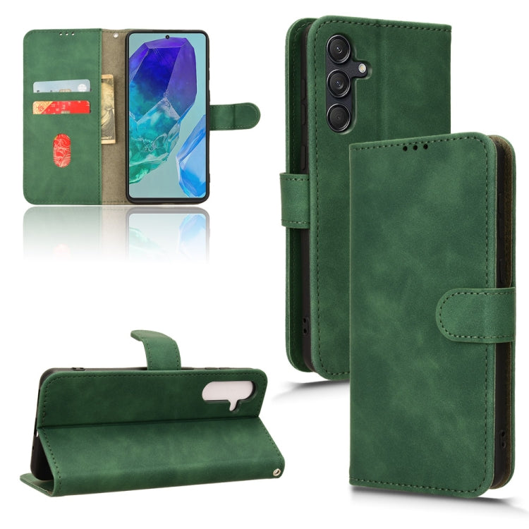 Skin Feel Magnetic Flip Leather Phone Case