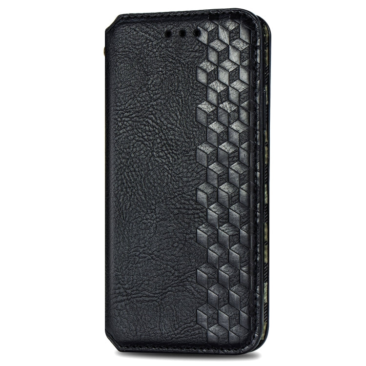 Cubic Grid Pressed Horizontal Flip Magnetic Leather Case with Holder & Card Slots & Wallet, For Samsung Galaxy A51