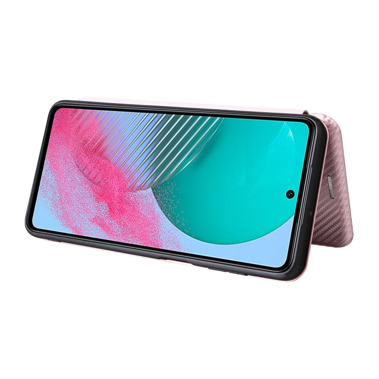 Carbon Fiber Texture Flip Leather Phone Case, For Samsung Galaxy M54 5G, For Samsung Galaxy A55 5G, For Samsung Galaxy S24+ 5G, For Samsung Galaxy A05