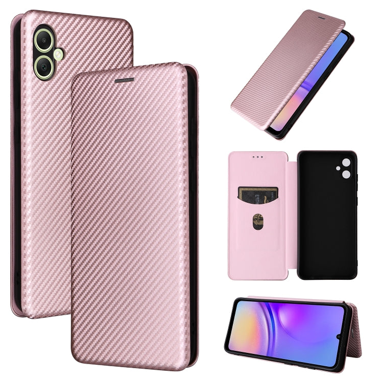 Carbon Fiber Texture Flip Leather Phone Case, For Samsung Galaxy A55 5G, For Samsung Galaxy S24+ 5G, For Samsung Galaxy A05, For Samsung Galaxy M54 5G