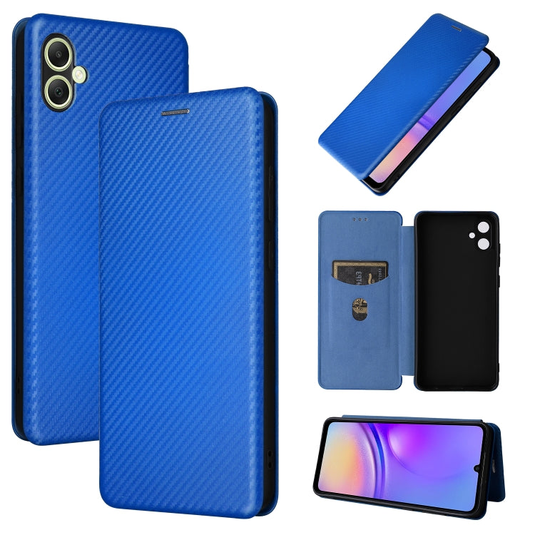Carbon Fiber Texture Flip Leather Phone Case, For Samsung Galaxy A55 5G, For Samsung Galaxy S24+ 5G, For Samsung Galaxy A05, For Samsung Galaxy M54 5G