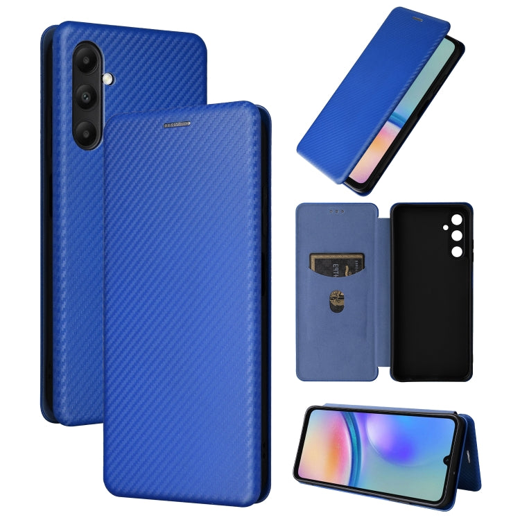 Carbon Fiber Texture Flip Leather Phone Case, For Samsung Galaxy S24 5G, For Samsung Galaxy A05s, For Samsung Galaxy A35 5G, For Samsung Galaxy S24 Ultra 5G