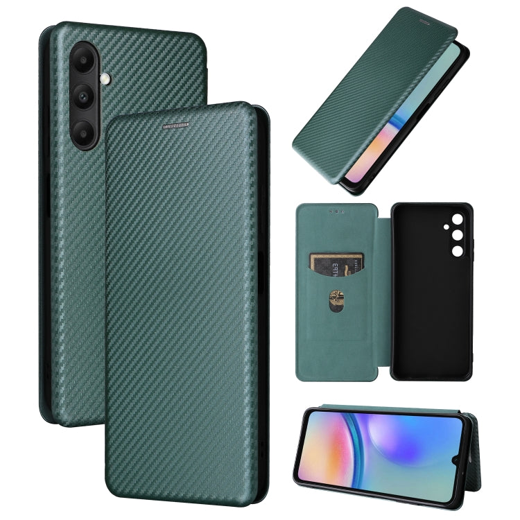 Carbon Fiber Texture Flip Leather Phone Case, For Samsung Galaxy S24 5G, For Samsung Galaxy A05s, For Samsung Galaxy A35 5G, For Samsung Galaxy S24 Ultra 5G