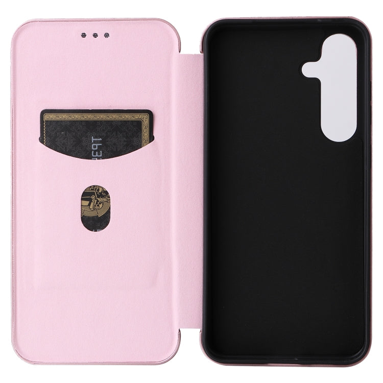 Carbon Fiber Texture Flip Leather Phone Case, For Samsung Galaxy S24 5G, For Samsung Galaxy A05s, For Samsung Galaxy A35 5G, For Samsung Galaxy S24 Ultra 5G
