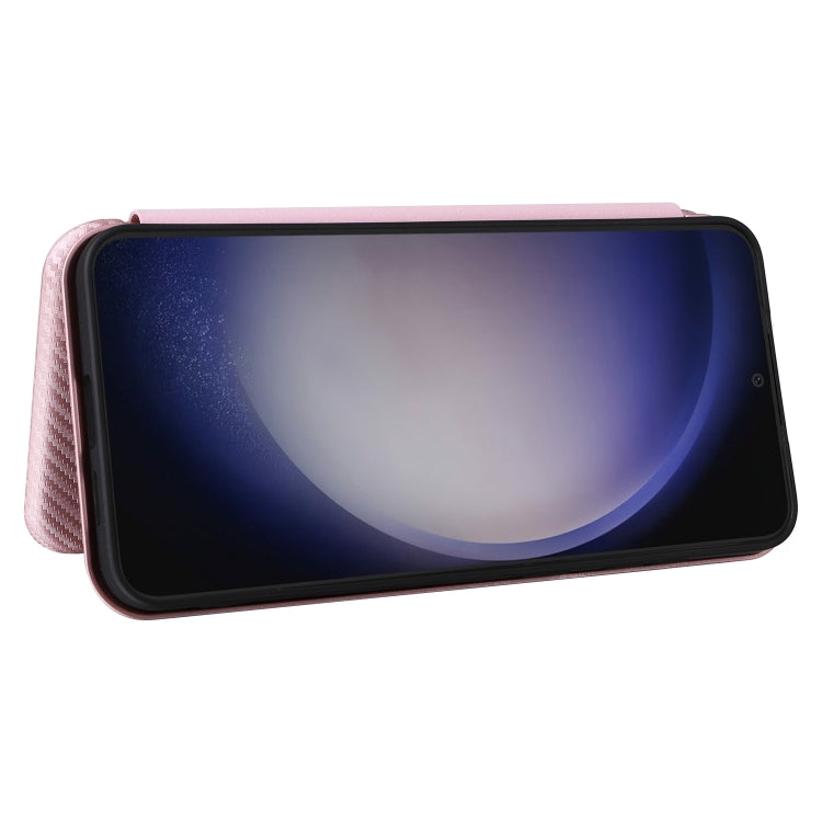 Carbon Fiber Texture Flip Leather Phone Case, For Samsung Galaxy S24 5G, For Samsung Galaxy A05s, For Samsung Galaxy A35 5G, For Samsung Galaxy S24 Ultra 5G