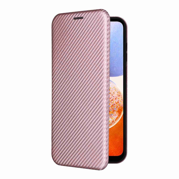 Carbon Fiber Texture Flip Leather Phone Case, For Samsung Galaxy A15