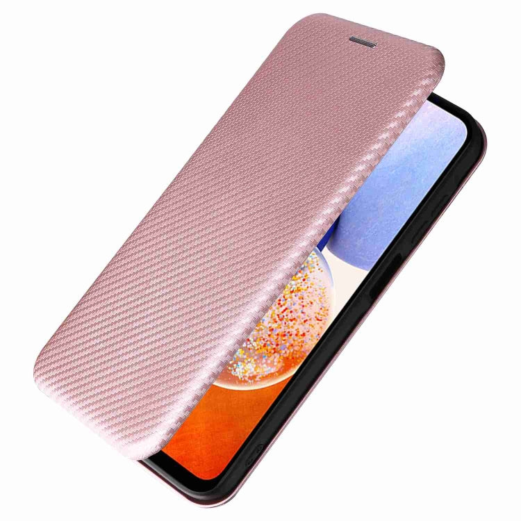 Carbon Fiber Texture Flip Leather Phone Case, For Samsung Galaxy A15