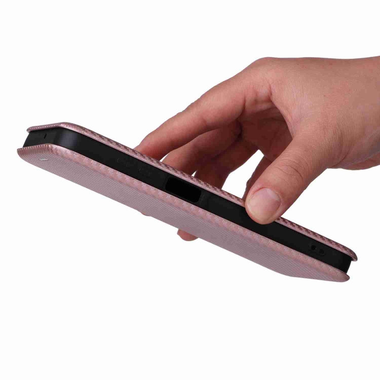 Carbon Fiber Texture Flip Leather Phone Case, For Samsung Galaxy A15