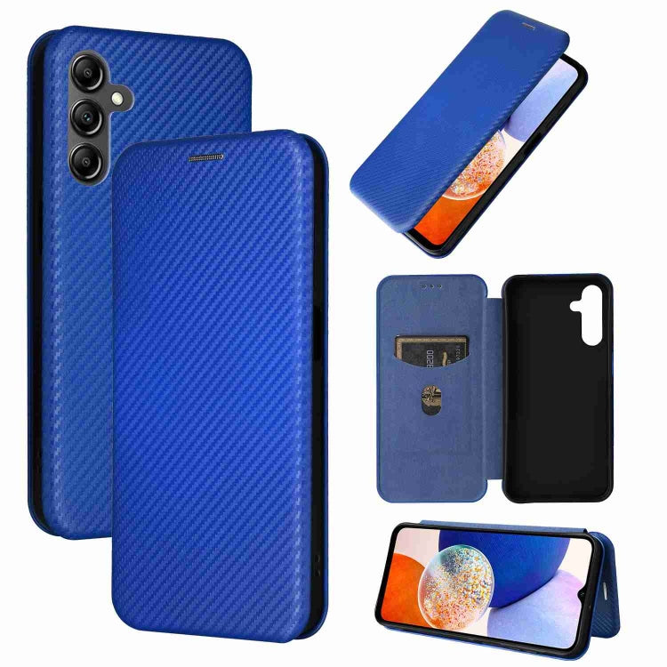 Carbon Fiber Texture Flip Leather Phone Case, For Samsung Galaxy A15