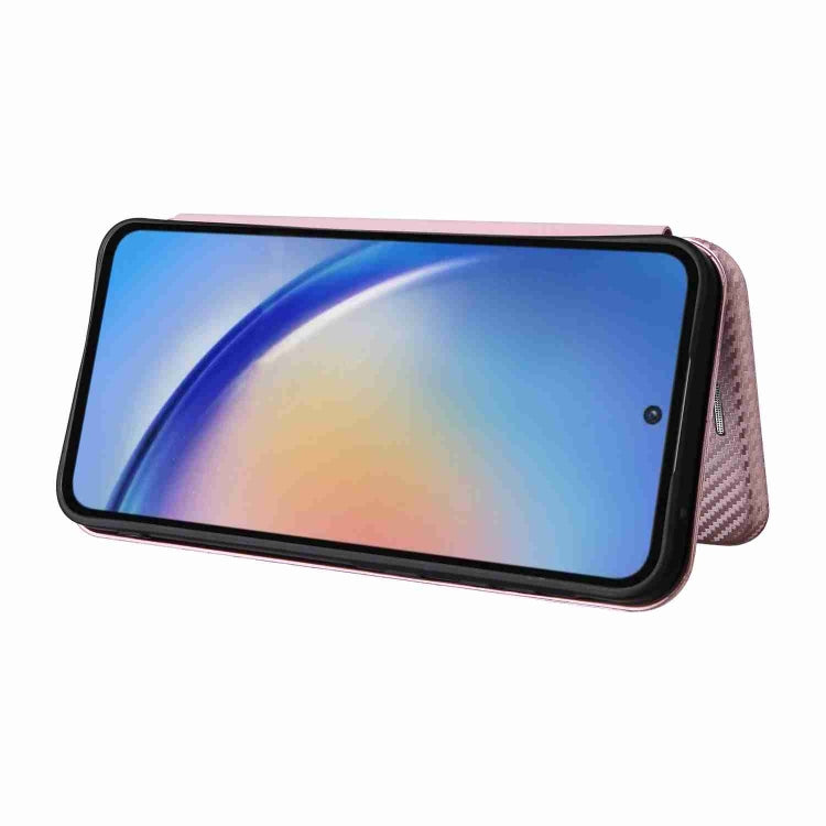 Carbon Fiber Texture Flip Leather Phone Case, For Samsung Galaxy A35 5G, For Samsung Galaxy S24 5G, For Samsung Galaxy A05s, For Samsung Galaxy S24 Ultra 5G