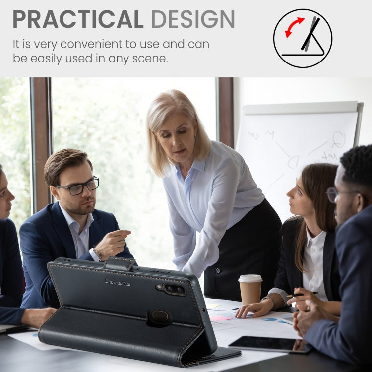 CaseMe 023 Butterfly Buckle Litchi Texture RFID Anti-theft Leather Phone Case