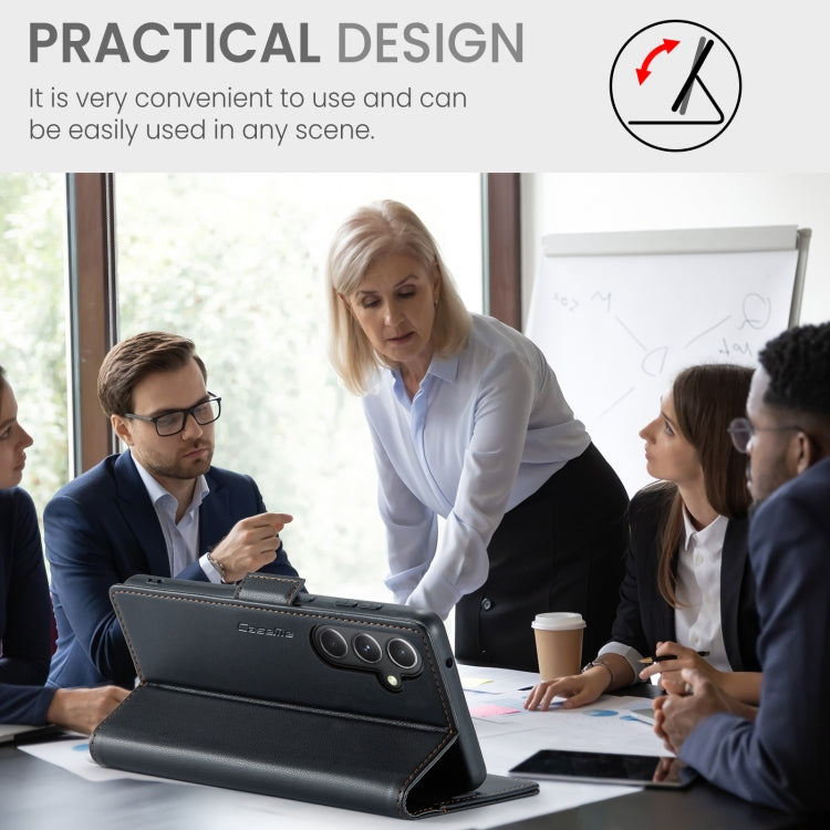 CaseMe 023 Butterfly Buckle Litchi Texture RFID Anti-theft Leather Phone Case