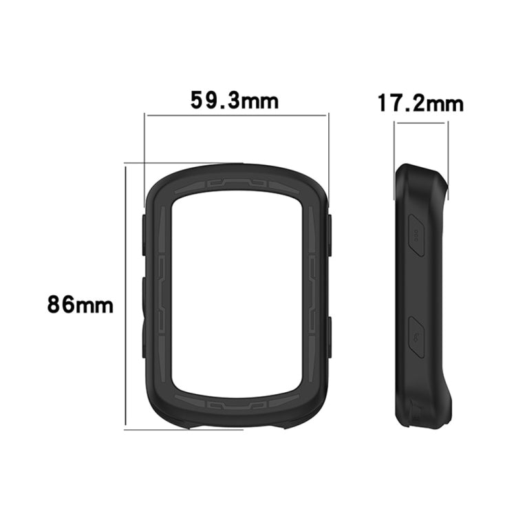 Stopwatch Armor Silicone Protective Case, For Garmin Edge 840 / Edge 540