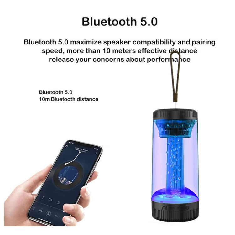 Enceinte Bluetooth sans fil portable d'extérieur avec éclairage d'ambiance RGB Z15