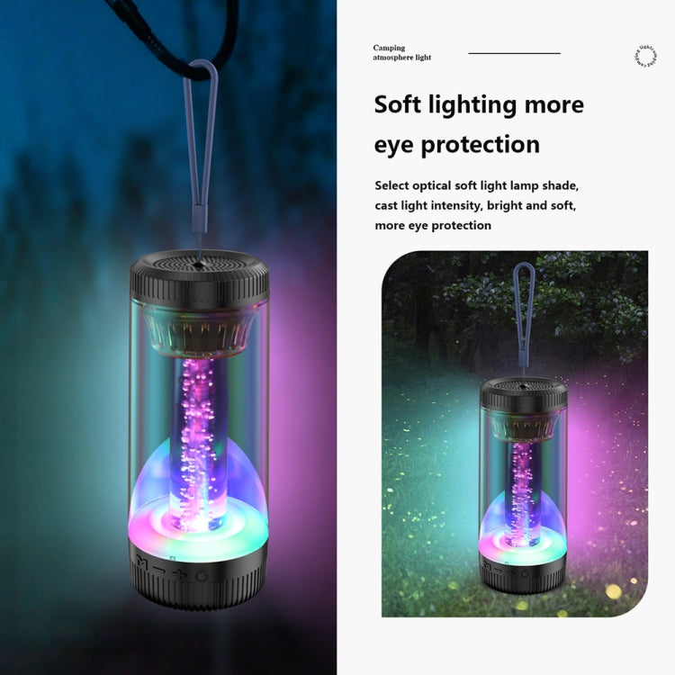Enceinte Bluetooth sans fil portable d'extérieur avec éclairage d'ambiance RGB Z15