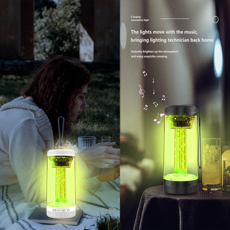 Z15 Portable RGB Atmosphere Light Outdoor Wireless Bluetooth Speaker, Z15