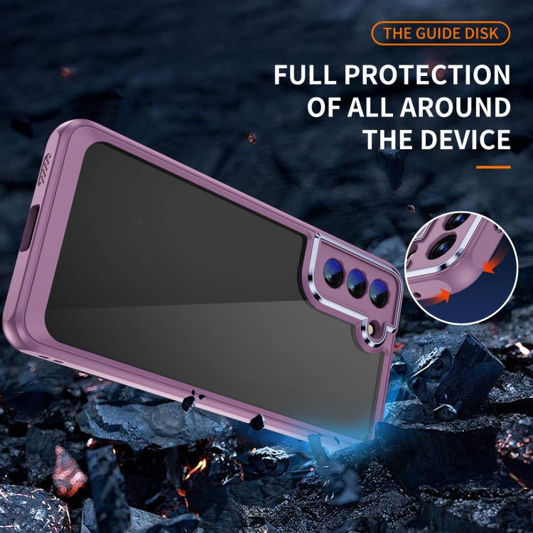 PC + TPU Phone Case with Lens Film, For Samsung Galaxy S21 Ultra 5G