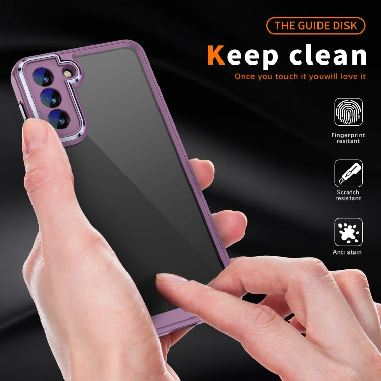 PC + TPU Phone Case with Lens Film, For Samsung Galaxy S21 Ultra 5G