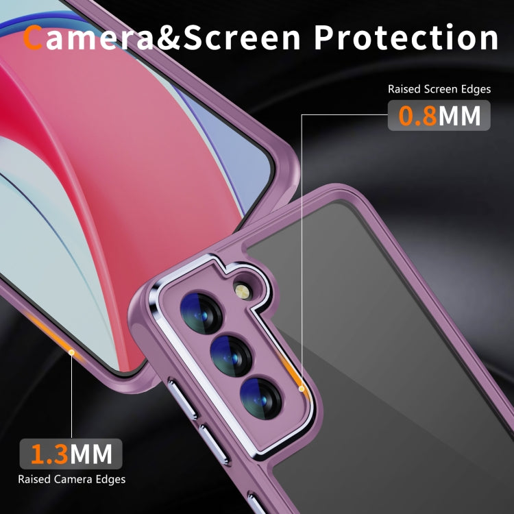 PC + TPU Phone Case with Lens Film, For Samsung Galaxy S21 Ultra 5G