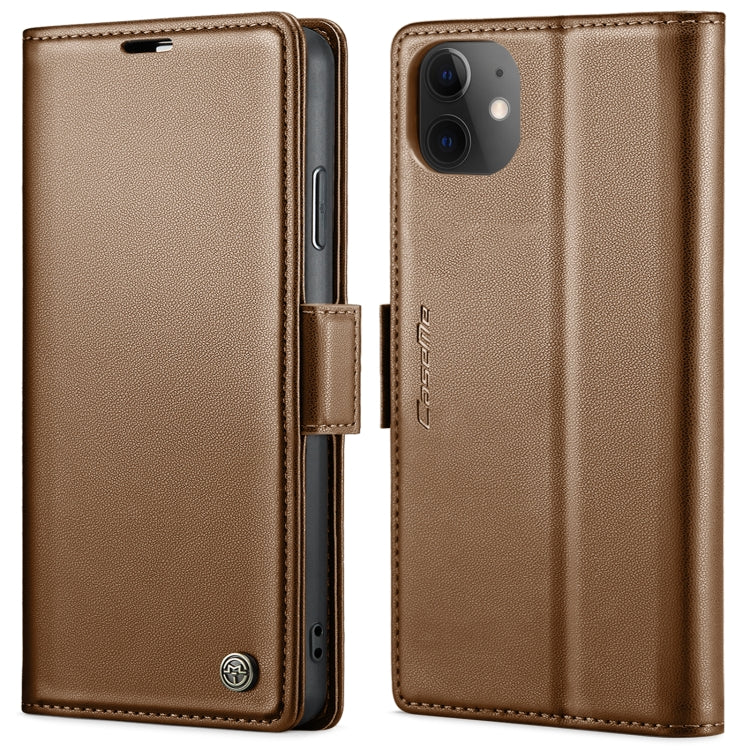 CaseMe 023 Butterfly Buckle Litchi Texture RFID Anti-theft Leather Phone Case, For iPhone 12 / 12 Pro, For iPhone 12 Pro Max, For iPhone 12 mini, For iPhone 11