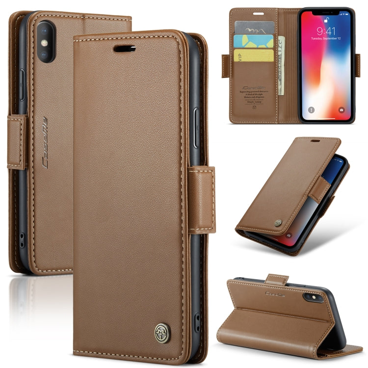CaseMe 023 Butterfly Buckle Litchi Texture RFID Anti-theft Leather Phone Case, For iPhone 11 Pro, For iPhone 11 Pro Max, For iPhone XS Max, For iPhone XS