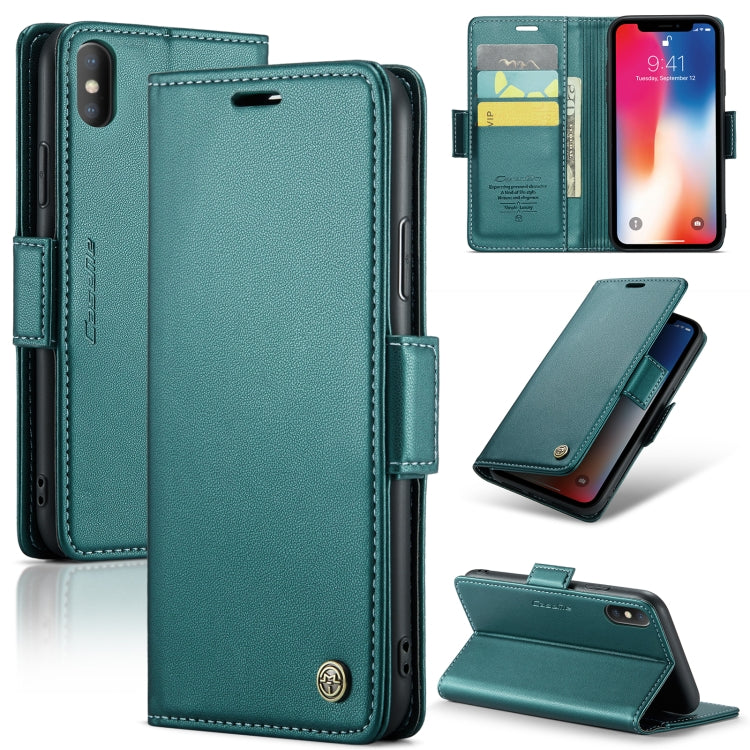 CaseMe 023 Butterfly Buckle Litchi Texture RFID Anti-theft Leather Phone Case, For iPhone 11 Pro, For iPhone 11 Pro Max, For iPhone XS Max, For iPhone XS