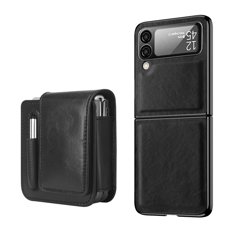 Coque antichoc en polycarbonate avec housse, série Retro Thinking, pour Samsung Galaxy Z Flip4 et Samsung Galaxy Z Fold4