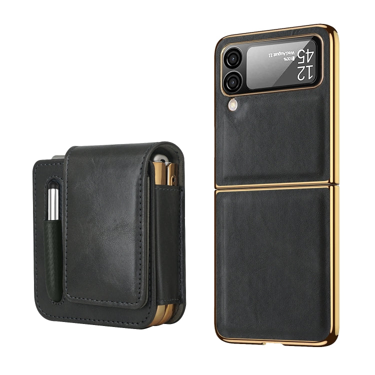 Coque antichoc en polycarbonate avec housse, série Retro Thinking, pour Samsung Galaxy Z Flip4 et Samsung Galaxy Z Fold4