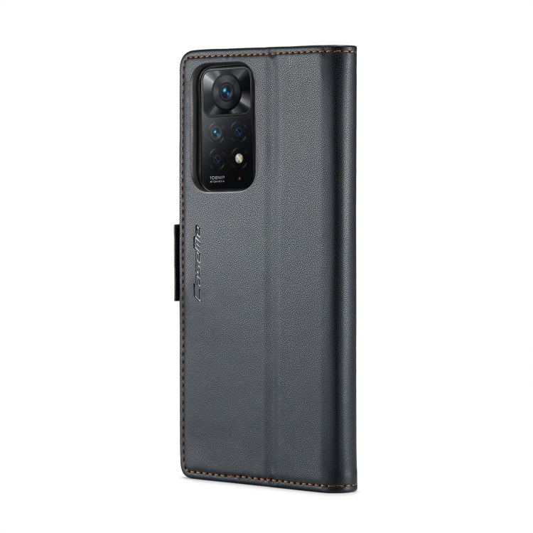 CaseMe 023 Butterfly Buckle Litchi Texture RFID Anti-theft Leather Phone Case