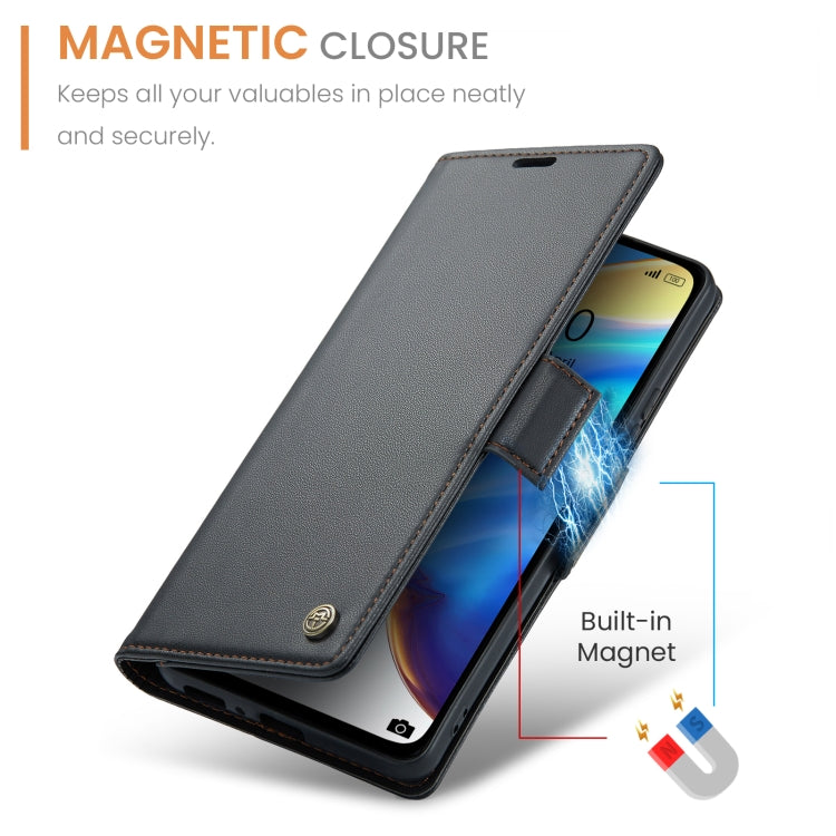 CaseMe 023 Butterfly Buckle Litchi Texture RFID Anti-theft Leather Phone Case