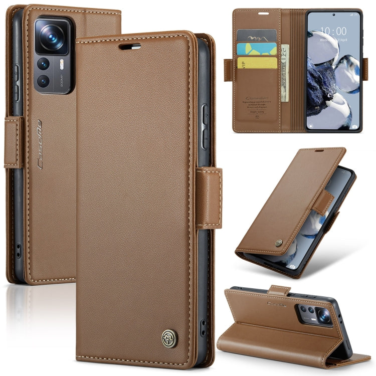 CaseMe 023 Butterfly Buckle Litchi Texture RFID Anti-theft Leather Phone Case