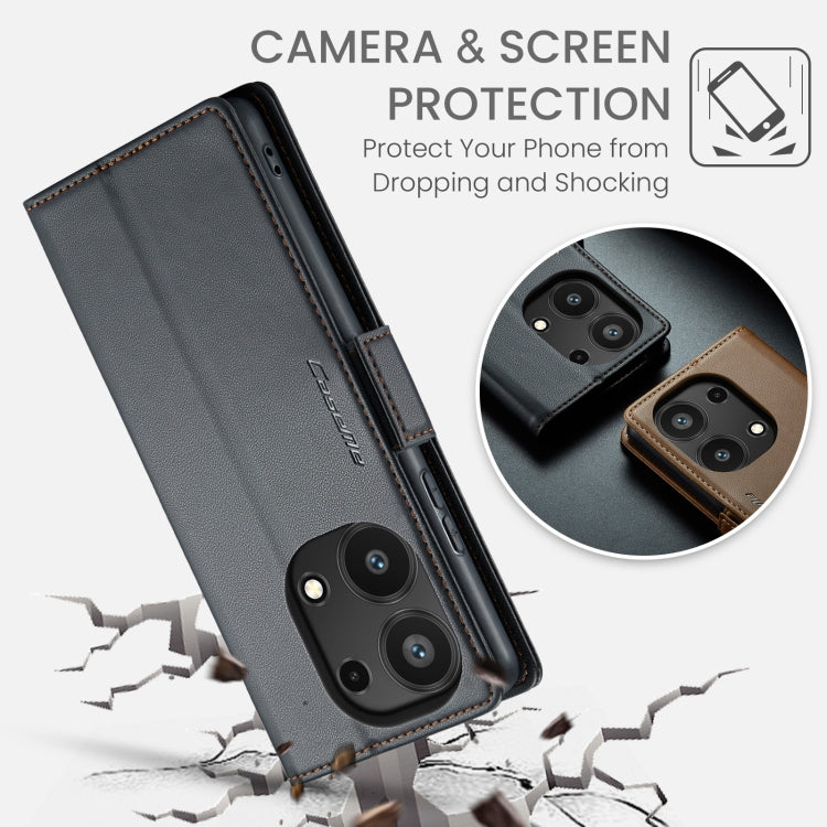 CaseMe 023 Butterfly Buckle Litchi Texture RFID Anti-theft Leather Phone Case