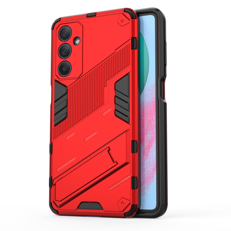 Coque Punk Armor 2 en 1 PC + TPU avec support, pour Samsung Galaxy M34 Inde et Samsung Galaxy M54 5G