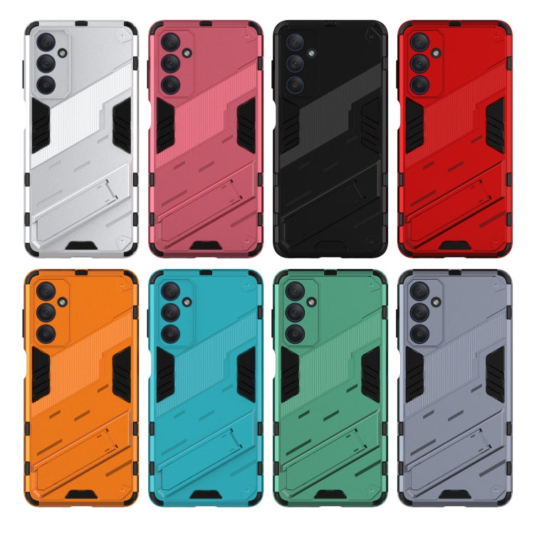 Coque Punk Armor 2 en 1 PC + TPU avec support, pour Samsung Galaxy M34 Inde et Samsung Galaxy M54 5G