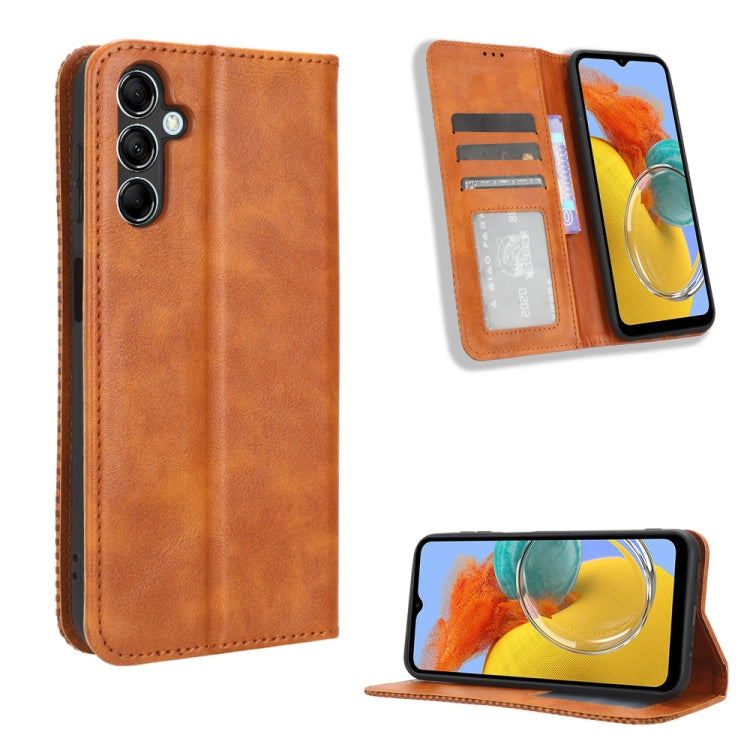 Magnetic Buckle Retro Texture Leather Phone Case