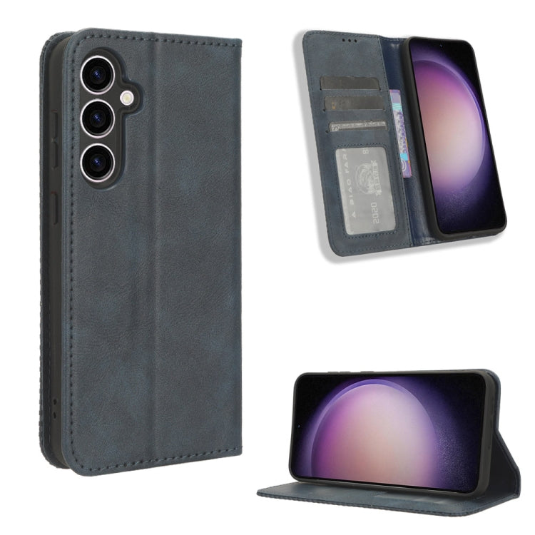 Magnetic Buckle Retro Texture Leather Phone Case