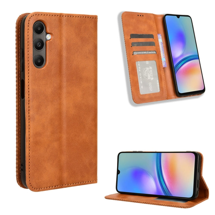Magnetic Buckle Retro Texture Leather Phone Case