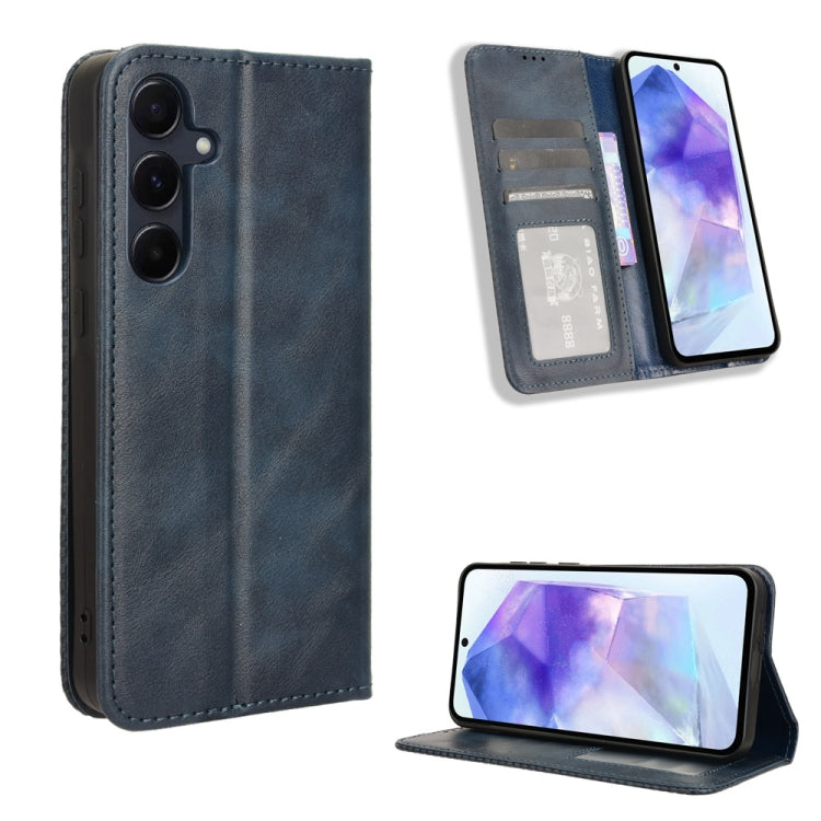 Magnetic Buckle Retro Texture Leather Phone Case