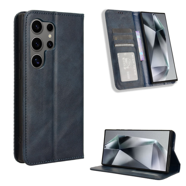 Magnetic Buckle Retro Texture Leather Phone Case
