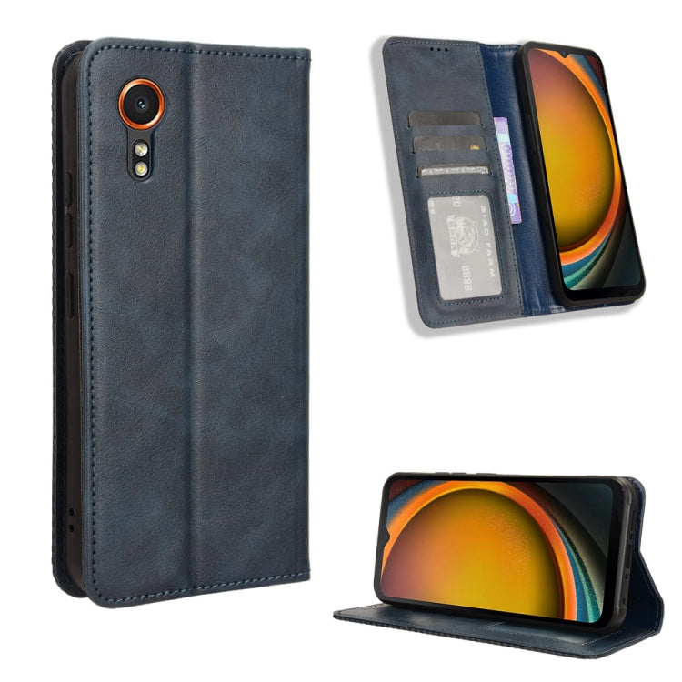 Magnetic Buckle Retro Texture Leather Phone Case