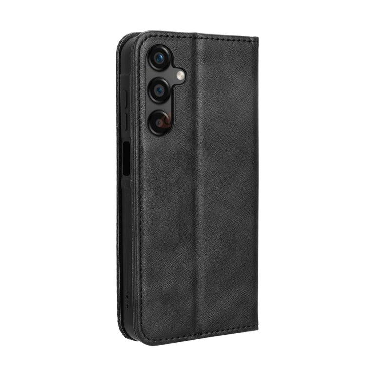 Magnetic Buckle Retro Texture Leather Phone Case